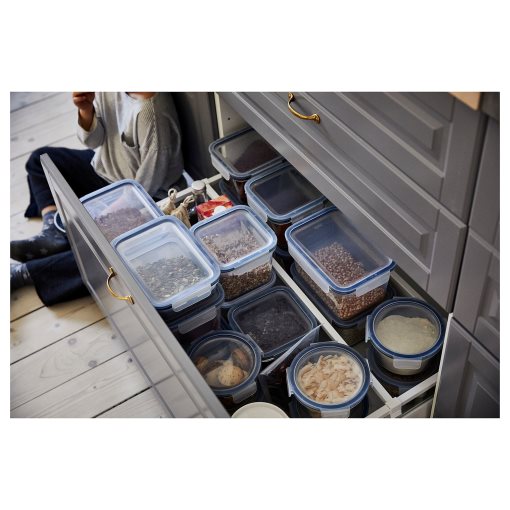 IKEA 365+, food container large rectangular/plastic, 5.2 l, 803.930.65