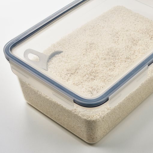 IKEA 365+, food container large rectangular/plastic, 5.2 l, 803.930.65