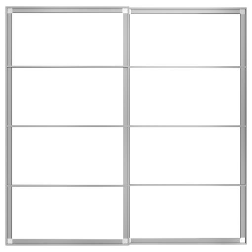 PAX, σκελετοί συρόμενων πορτών με ράγα, 200x201 cm, 804.581.89