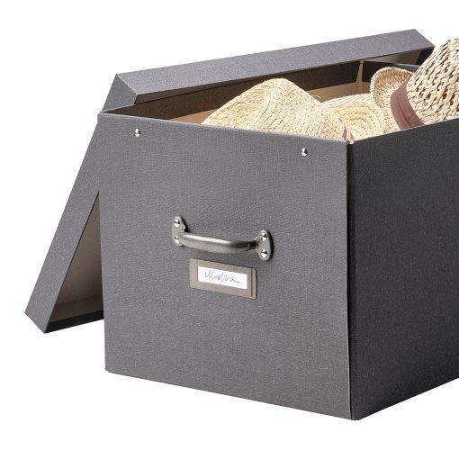 TJOG, storage box with lid, 35x56x30 cm, 804.776.68