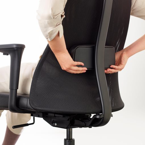 JÄRVFJÄLLET, office chair with armrests, 805.106.39