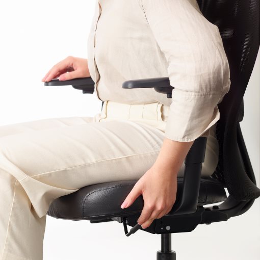 JÄRVFJÄLLET, office chair with armrests, 805.106.39