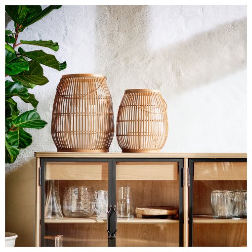 HÖVISK, φαναράκι για κερί/χειροποίητο, 29 cm, 805.165.23