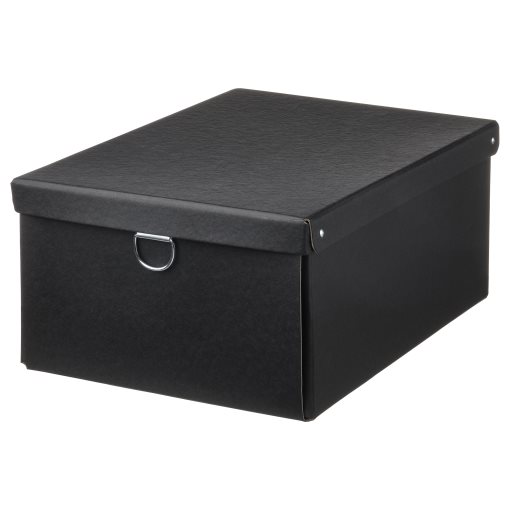NIMM, storage box with lid, 25x35x15 cm, 805.181.69