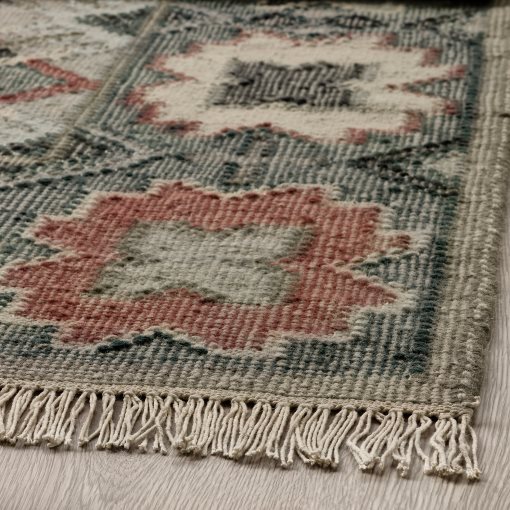VESTERVIG, rug flatwoven/handmade/diamond pattern, 160x230 cm, 805.212.61