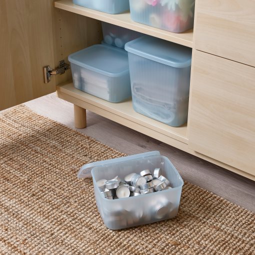 RYKTA, storage box with lid, 18x24x12 cm/3.5 l, 805.331.98