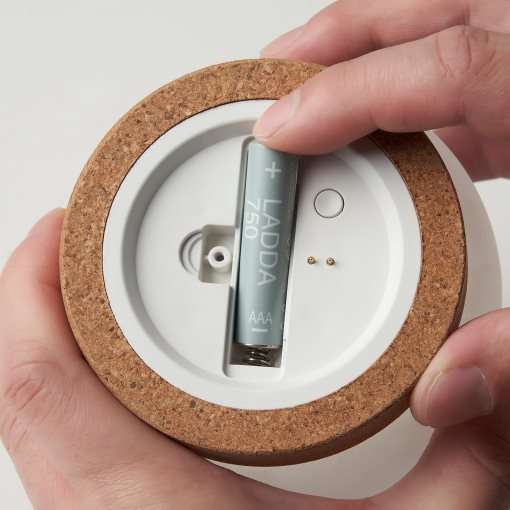 PRAKTSPIREA, διακοσμητικός φωτισμός με ενσωματωμένο φωτισμό LED και δίσκο φόρτισης, 4 τεμ., 805.388.55