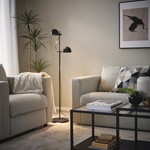 FOLKBÅT, φωτιστικό δαπέδου με 2 σποτ, 805.666.69