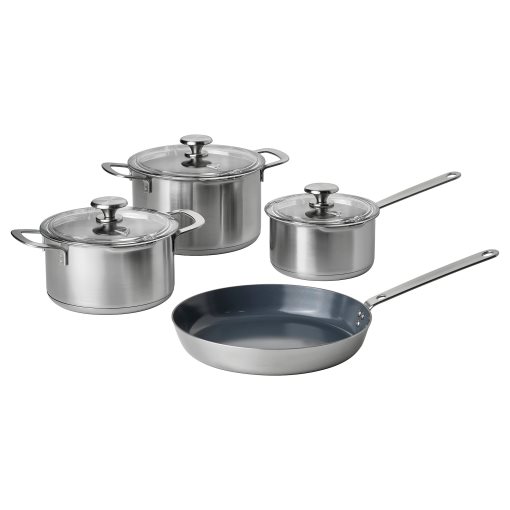 HEMKOMST, 7-piece cookware set, 805.801.04