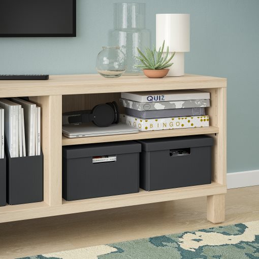 FJÄDERHARV, storage box with lid, 25x35x16 cm, 805.968.88