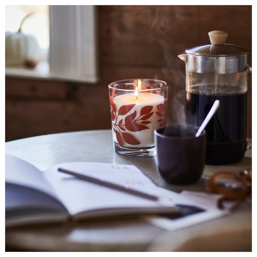 HOSTAGILLE, scented candle in glass/Vanilla & apple, 50 hr, 805.975.57