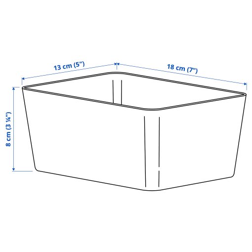 KUGGIS, box, 13x18x8 cm, 805.991.46