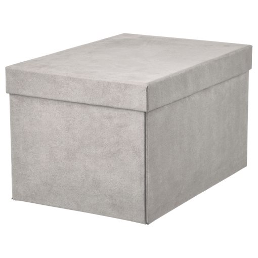 GJÄTTA, storage box with lid, 18x25x15 cm, 805.996.79
