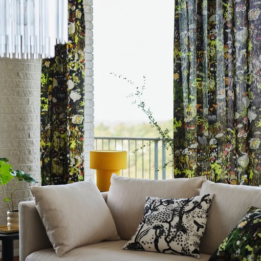 STOCKHOLM 2025, curtains with heading tape/1 pair, 145x300 cm, 806.010.88