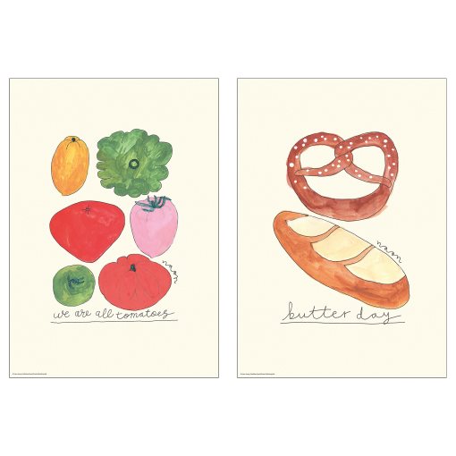 BILD, poster/we are all tomatoes/2 pack, 21x30 cm, 806.019.60