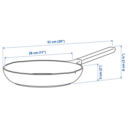 KLIPPFISK, τηγάνι με αντικολλητική επένδυση, 28 cm, 806.025.11