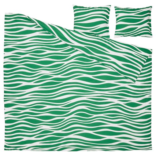 PORTLAKMÅLLA, duvet cover and 2 pillowcases, 240x220/50x60 cm, 806.057.98
