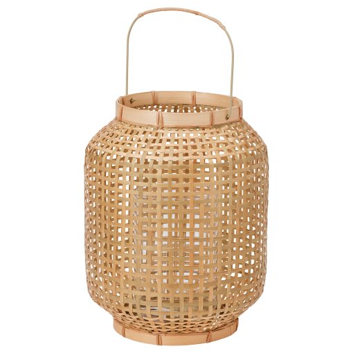 PÅVEFINK, lantern for pillar candle, 33 cm, 806.100.02