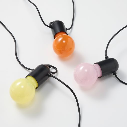 SOLVINDEN, γιρλάντα φωτισμού με ενσωματωμένο φωτισμό LED/12 λαμπτήρες, εξωτερικού χώρου, 806.155.04