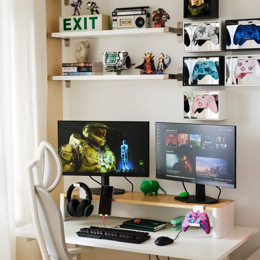 YXSTABY, gaming monitor stand, 98x27x16 cm, 806.200.01