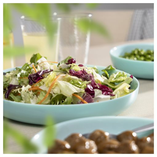 VITBLECKA, plate, 25 cm, 806.238.39