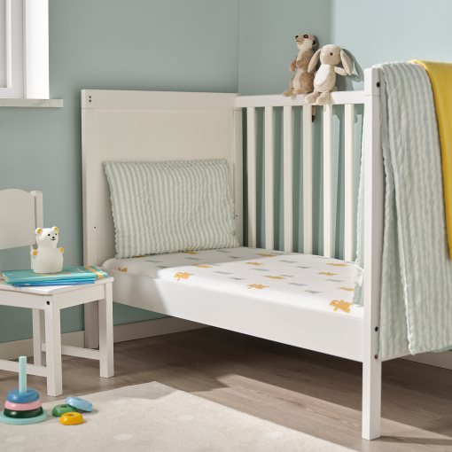 LEN, fitted sheet for cot 2 pack, 60x120 cm, 806.251.31