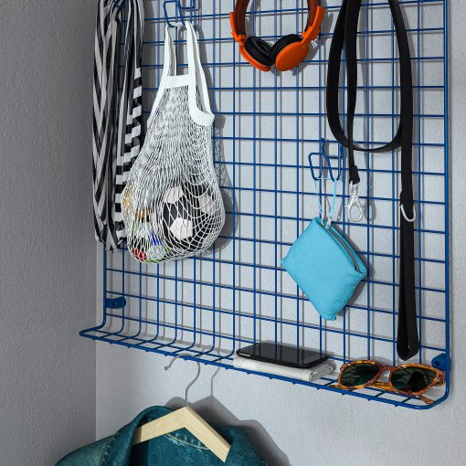 GREJIG, wall grid with rail, 58x59 cm, 806.334.90