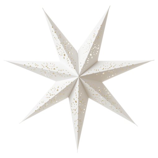 STRÅLA, lamp shade star/lace, 70 cm, 806.398.78