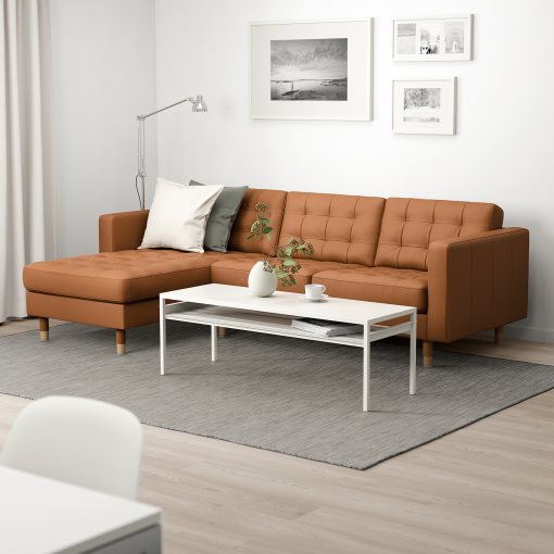 LANDSKRONA, 3-seat sofa with chaise longue, 892.726.48