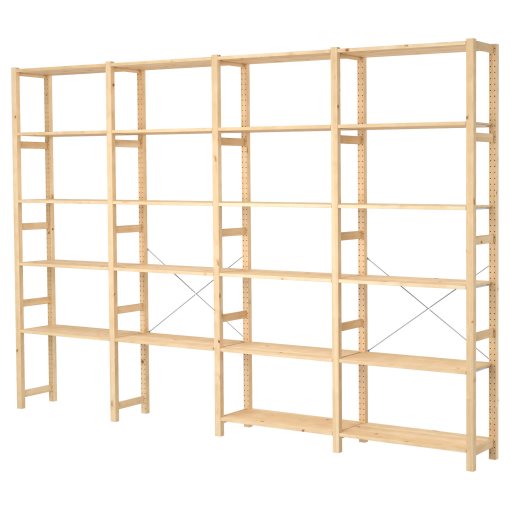 IVAR, 4 sections/shelves, 344x30x226 cm, 894.039.51