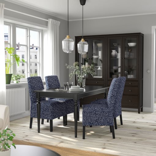 INGATORP/BERGMUND, τραπέζι και 4 καρέκλες, 155/215 cm, 894.082.70