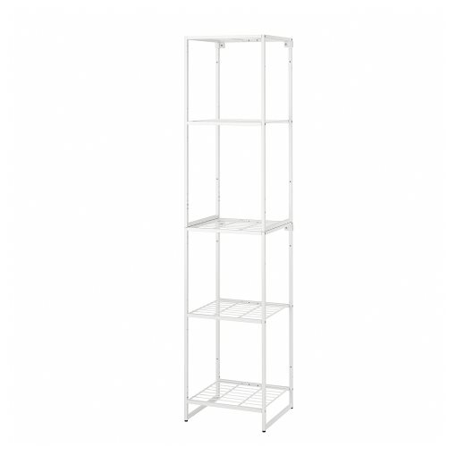 JOSTEIN, shelving unit/in/outdoor/wire, 41x40x180 cm, 894.371.97