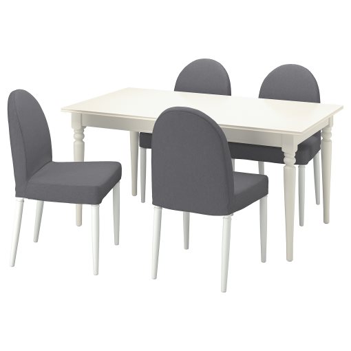 INGATORP/DANDERYD, table and 4 chairs, 155/215 cm, 894.839.62