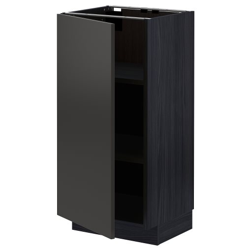 METOD, base cabinet with shelves, 40x37 cm, 894.984.35