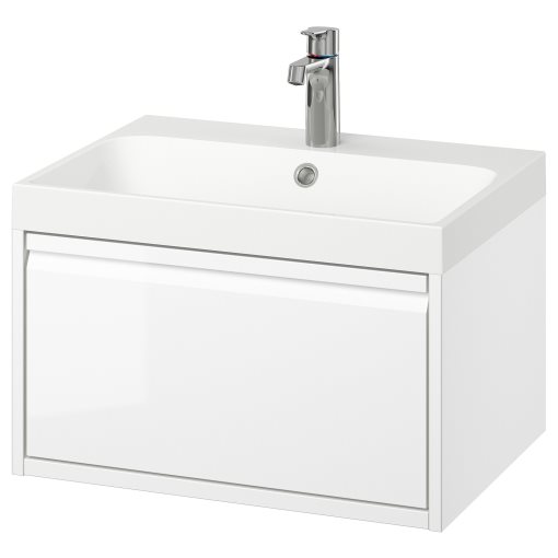 ANGSJON/BACKSJON, wash-stand with drawer/wash-basin/tap, 60x48x39 cm, 895.140.20