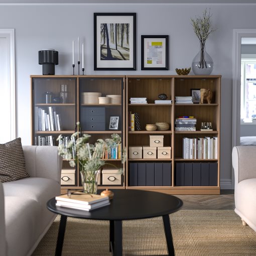 LANESUND, storage combination, 242x37x152 cm, 895.147.27