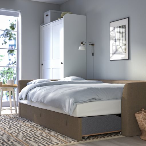 HOLMSUND, corner sofa-bed, 895.168.87