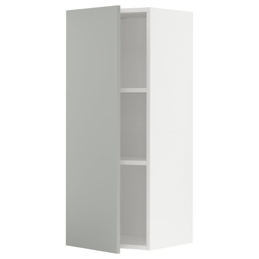METOD, wall cabinet with shelves, 40x100 cm, 895.391.67