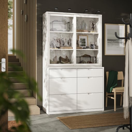 TONSTAD, storage combination with drawers, 121x47x206 cm, 895.478.84