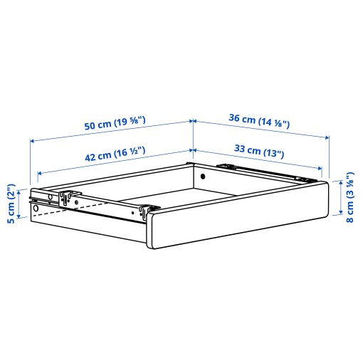 RELATERA, desk combination, 117x60 cm, 895.557.65