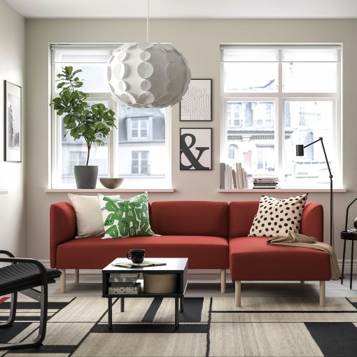 LILLEHEM, 3θέσιος καναπές με σεζλόνγκ, 895.682.92