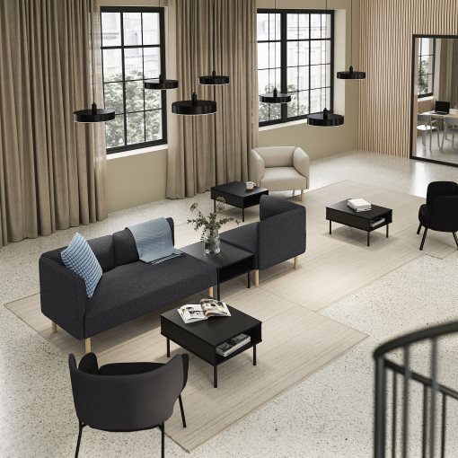 LILLEHEM, σύνθεση καναπέ 3 θέσεων με βοηθητικό τραπέζι, 895.697.48