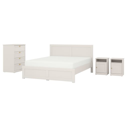 FÅGELFJÄLLET, bedroom furniture set of 4, 160x200 cm, 896.253.77