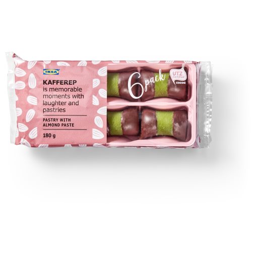 KAFFEREP, γλυκίσματα με επικάλυψη αμυγδαλόπαστας (6 τεμάχια), 180 g, 903.896.71