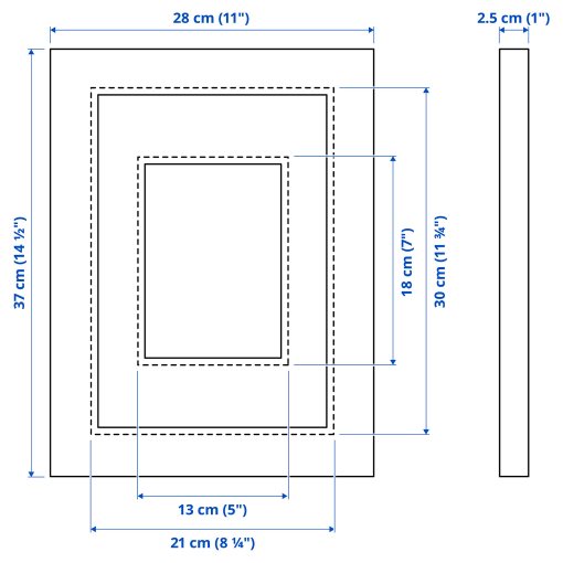 EDSBRUK, frame, 21x30 cm, 904.273.19