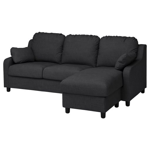 VINLIDEN, cover for 3-seat sofa with chaise longue, 904.553.88