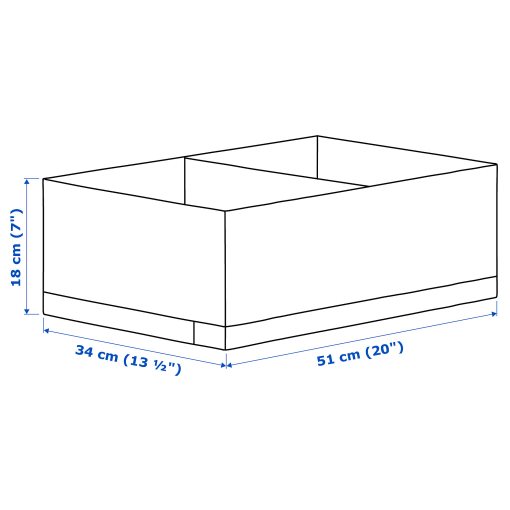 STUK, box with compartments, 34x51x18 cm, 904.744.43