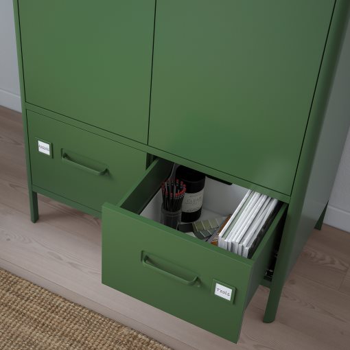 IDÅSEN, cabinet with doors and drawers, 80x47x119 cm, 904.963.98