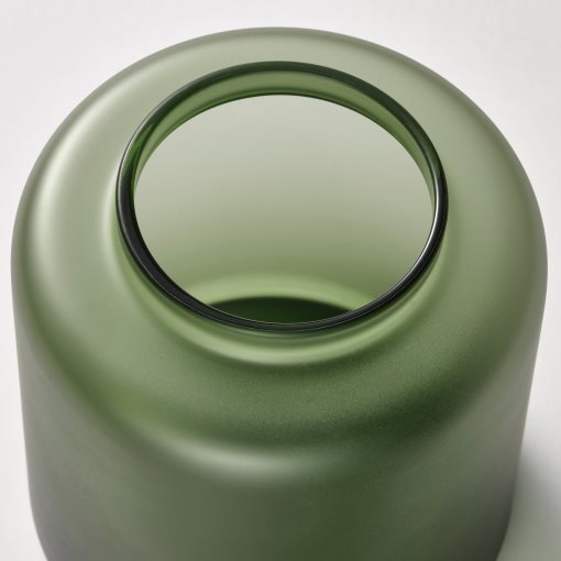 KONSTFULL, βάζο/επιγαλακτωμένο γυαλί, 10 cm, 905.119.59