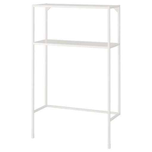 ENHET, frame with shelves for washing machine, 80x30x129 cm, 905.160.80